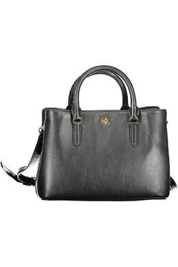 Женская сумка Ralph Lauren тоут с двумя ручками кожаная, черный 13186 | nero