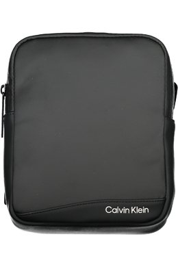 Сумка мужская Calvin Klein с ремешком, черный / серебряный 26038 | nero