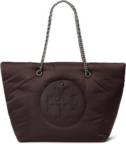 Сумка-тоут Tory Burch Ella Puffy Chain Tote, цвет Tempranillo 9947193 | tempranillo