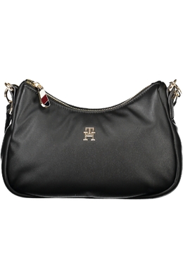 Сумка женская Tommy Hilfiger с логотипом на застежке, черный 33686 | nero