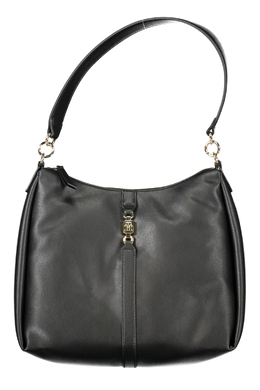Сумка женская Tommy Hilfiger с логотипом, черный / золотой 26084 | nero