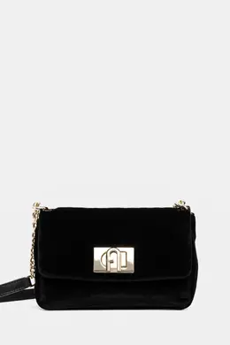 Бархатная сумка Furla, черный 9byh-tod1ja_99x | nero