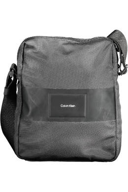 Сумка мужская Calvin Klein с застежкой-молнией, черный / белый 14624 | nero
