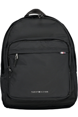 Рюкзак Tommy Hilfiger с логотипом, черный / синий / белый 30726 | nero