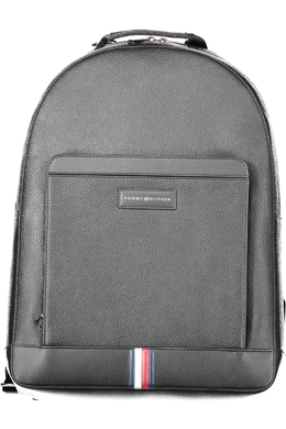 Рюкзак мужской Tommy Hilfiger с карманом папкой, черный 33659 | nero