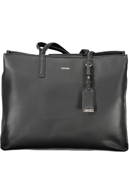 Сумка женская Calvin Klein с брелком, черный 33629 | nero