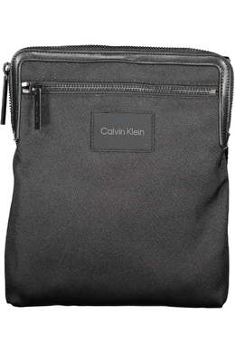 Мужская сумка Calvin Klein текстильная через плечо с карманом, черный 30810 | nero