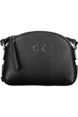 Женская сумка Calvin Klein на ремешке с монограммой, черный 30786 | nero