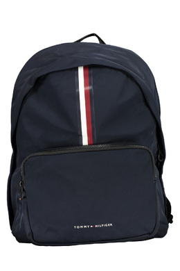 Рюкзак мужской Tommy Hilfiger с полосой логотипом, синий 27570 | blu