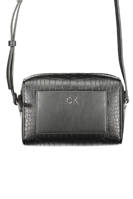 Женская сумка Calvin Klein кросс-боди из фактурной экокожи, черный 30953 | nero