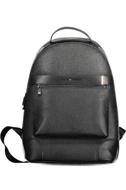 Рюкзак мужской Tommy Hilfiger с внешним карманом, черный 14339 | nero