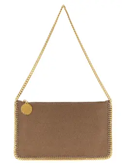 Stella McCartney-Falabella Clutch Beige-Donna 52099735781716