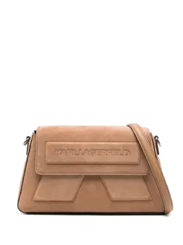 Karl Lagerfeld Ikon suede cross body bag 30676268