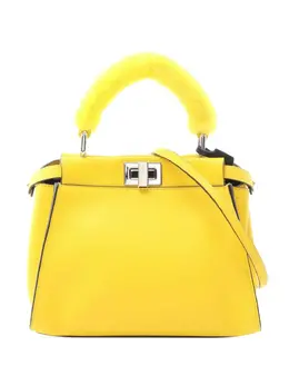 Fendi 2010-2025 Mini Leather Peekaboo Iconic satchel 30969300