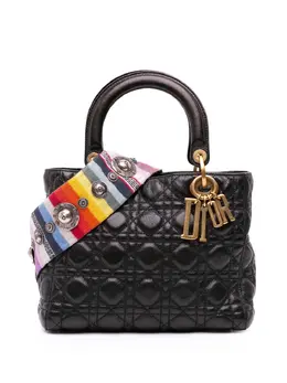 Christian Dior 2018 Medium Grained Calfskin Cannage Supple Lady Dior satchel 30969873