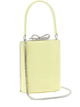 Self-Portrait rhinestone-bow tote bag 30910149