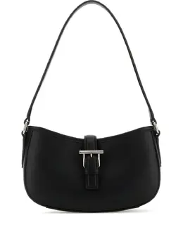 Alexander McQueen Mini T-Bar buckle-fastening calfskin shoulder bag 30954423