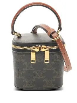 Celine 2010s mini Triomphe vanity bag 30840513