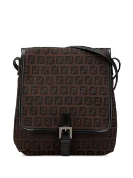 Fendi 2000-2010 Zucchino Canvas crossbody bag 30971183