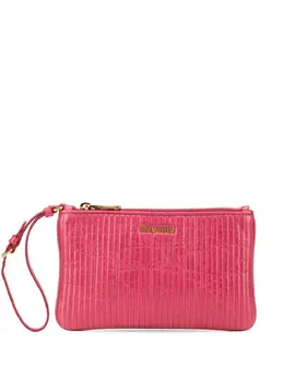 Miu Miu 2010-2025 Matelasse Lambskin Leather clutch bag 30966765
