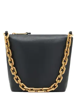Emporio Armani chain-link leather shoulder bag 30935623