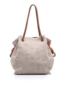 Loewe 2018 Medium Canvas Flamenco Knot tote bag 30975003