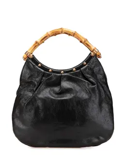 Gucci 2000-2015 Studded Calfskin Bamboo hobo bag 30970877