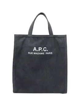A.P.C. Recuperation logo-print tote bag 30952592