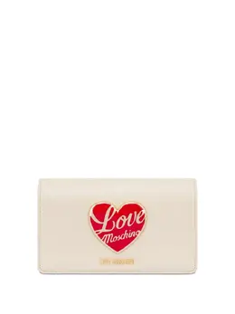 Love Moschino heart-plaque clutch bag 29941721