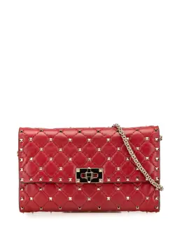 Valentino Garavani 2011-2017 Leather Rockstud Spike Wallet on Chain crossbody bag 30969958