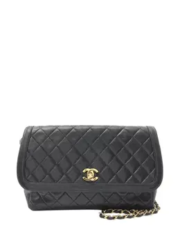 Chanel 1989-1991 Medium CC Quilted Lambskin Single Flap shoulder bag 30969880