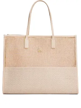 Tommy Hilfiger mesh-panel tote bag 30905257