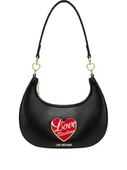 Love Moschino heart-plaque shoulder bag 29943073