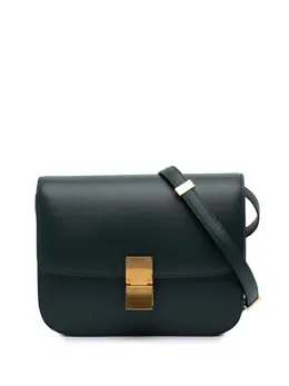 Celine 2018 Medium Calfskin Classic Box crossbody bag 30962391