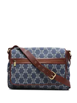 Celine 1990-2000 Macadam denim shoulder bag 30899267