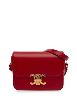 Celine 2019 Teen Shiny Calfskin Triomphe crossbody bag 30972995