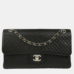Chanel Single Flap Black Lambskin Shoulder Bag 1171268