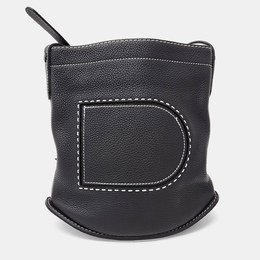 Delvaux Black Leather Pin Shoulder Bag 1170760