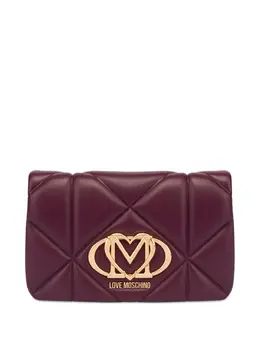 Love Moschino logo-plaque clutch bag 29943076