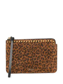 Isabel Marant leopard-print flat pouch 28331776