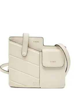Fendi mini Century leather crossbody bag 30338706