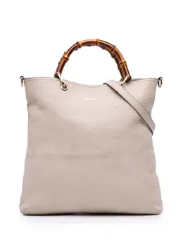 Gucci 2016-2025 Tall Leather Bamboo Shopper Tote satchel 30984872