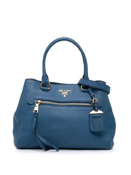 Prada 2000-2024 Medium Vitello Daino Open Convertible Tote satchel 30984760