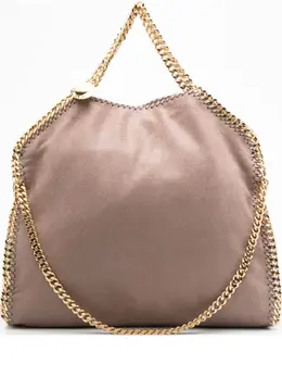 Сумка-шоппер Falabella с цепочной отделкой Stella McCartney, коричневый 30896344 | коричневый