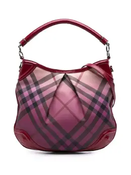 Burberry 2000-2017 Medium Nova Pop Degrade Coated Canvas Craigwell Hobo satchel 30993762