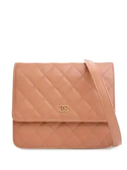 Chanel 2017-2018 Quilted Lambskin Square Wallet on Chain crossbody bag 30989384