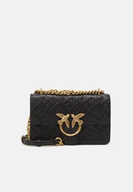 Сумка через плечо LOVE ONE Pinko, черный p6951h1ec-q11 | nero/antique gold
