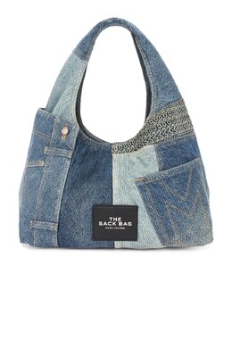 Сумка-мешок из распаренного денима Marc Jacobs, indigo multi marj-wy782 | indigo multi