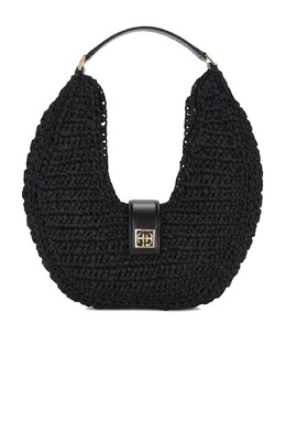 Сумка Lou monogram Anine Bing, black anin-wy79 | black