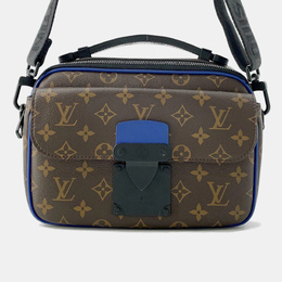 Louis Vuitton Spadlock Brown Monogram Macassar Canvas Messenger Bag 1164774